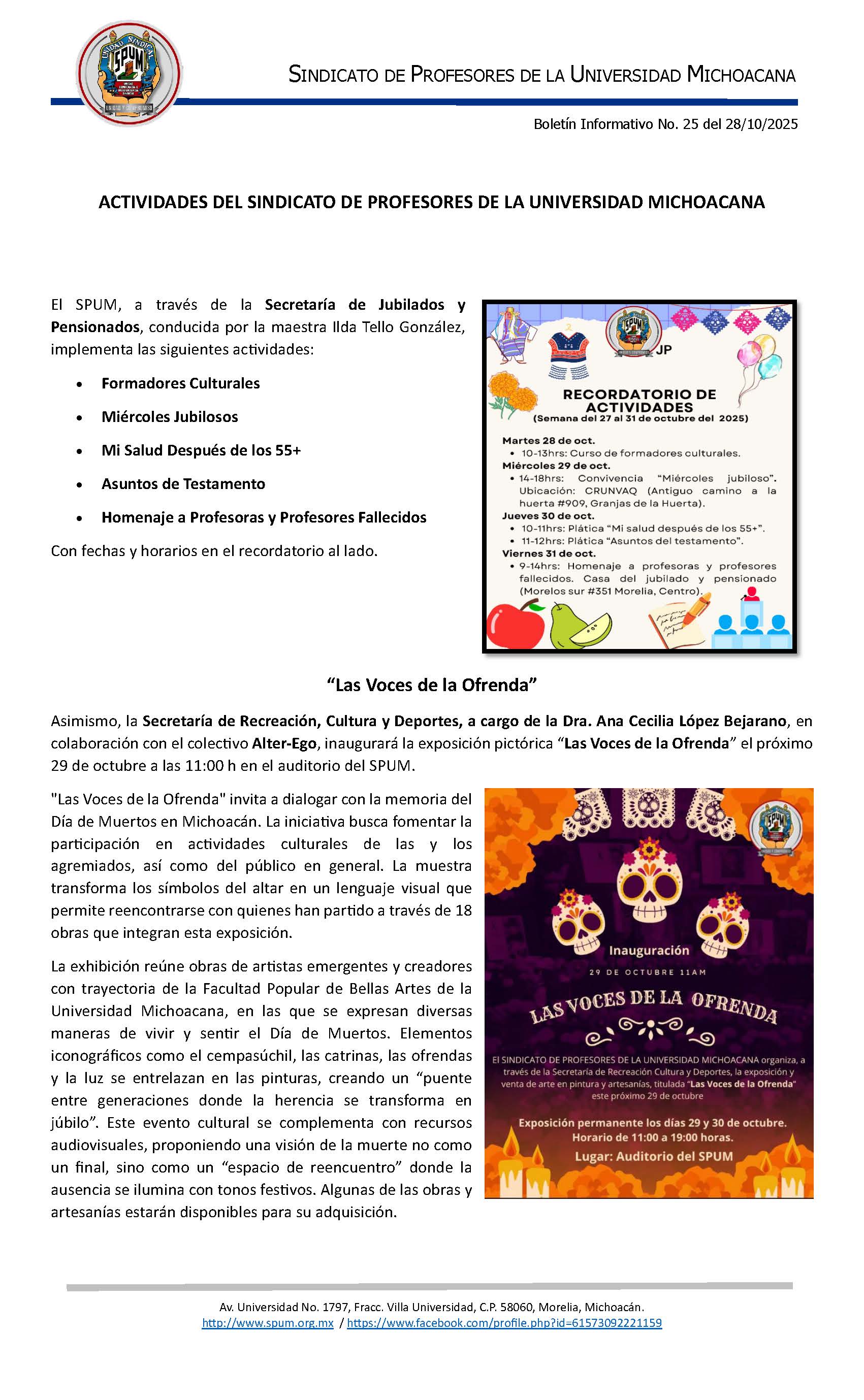 Boletín Informativo No. 25